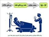 ساعات ملاقات بیماران در بیمارستان شهداء تبریز 